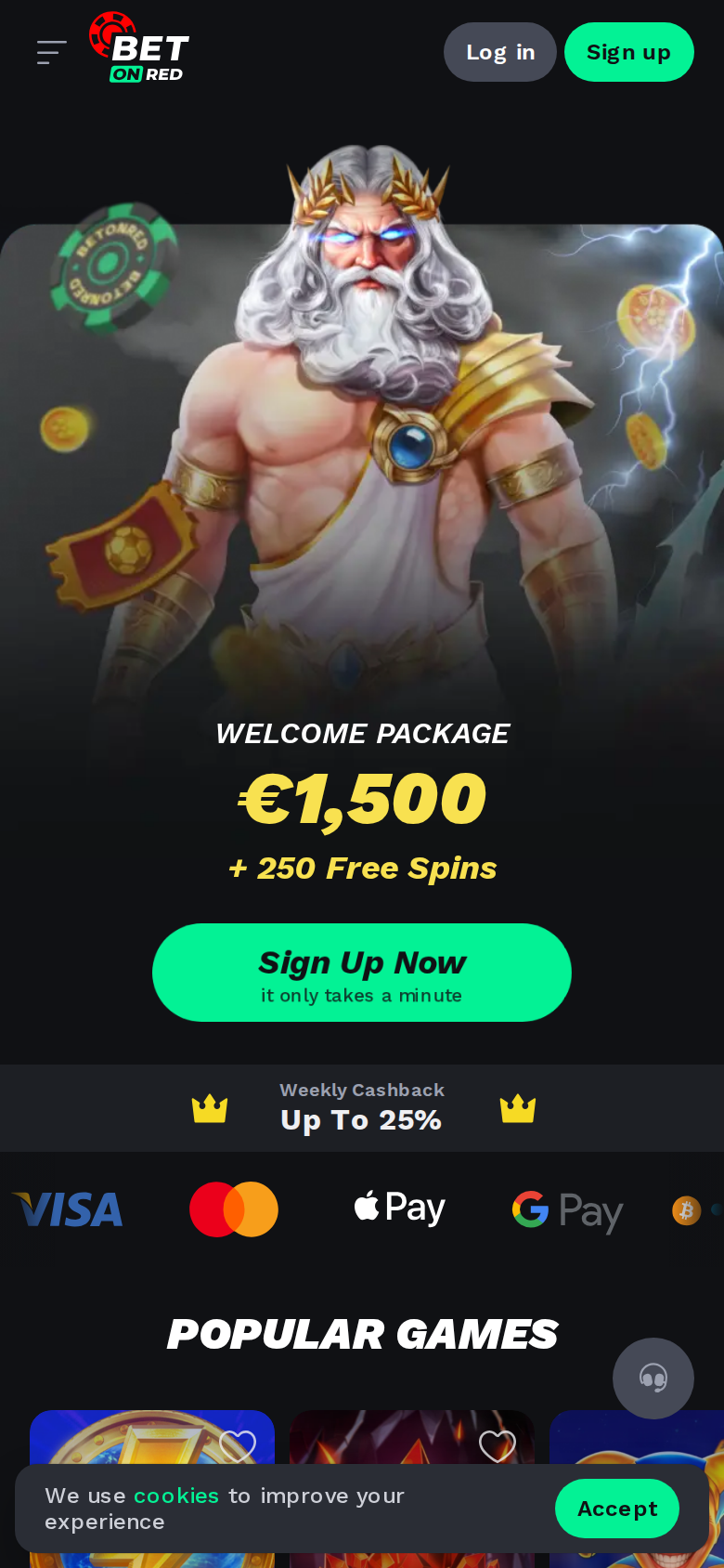 BetOnRed Casino mobile