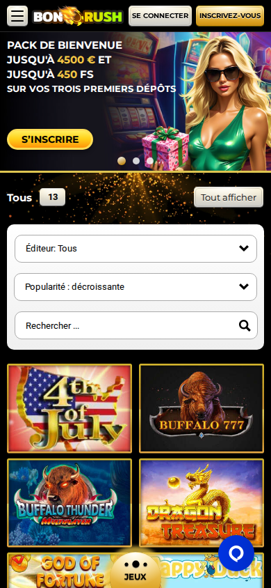 Bon Rush Casino mobile