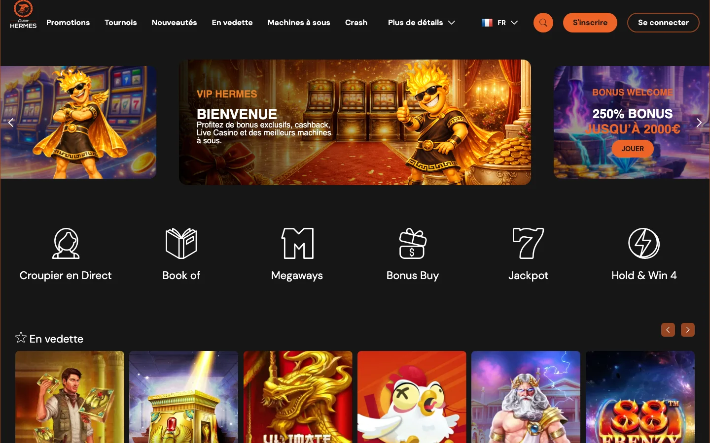 Hermes Casino - aperçu du casino