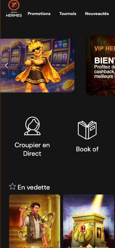 Hermes Casino mobile