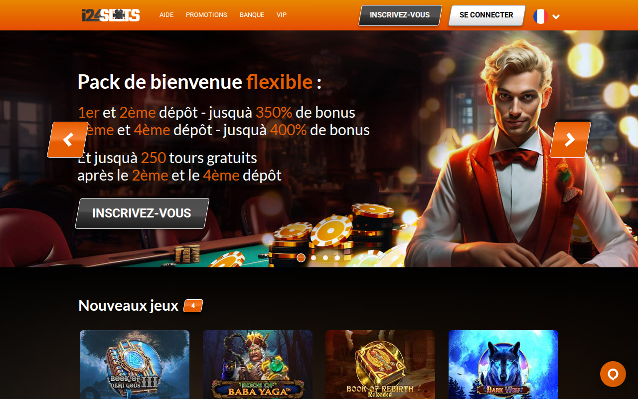 i24slots Casino - aperçu du casino
