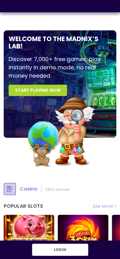 Madnix Casino mobile