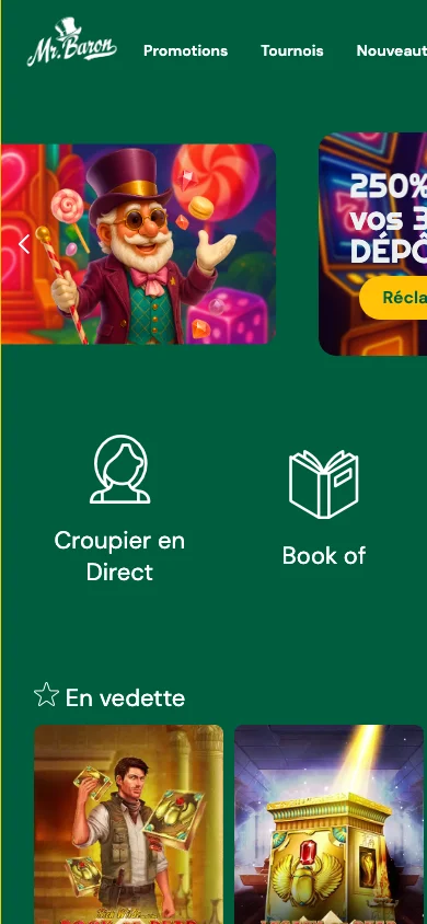 Mr Baron Casino mobile