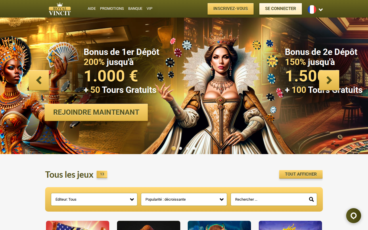 Royal Vincit Casino - aperçu du casino