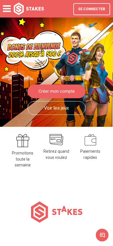 Stakes Casino mobile