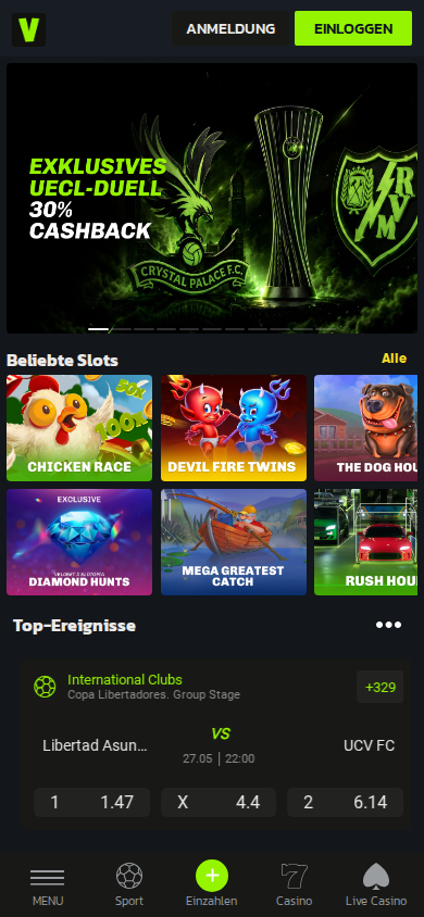 Velobet Casino mobile
