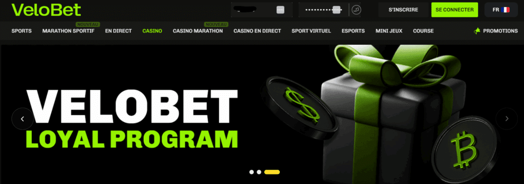 Velobet Programme fidélité